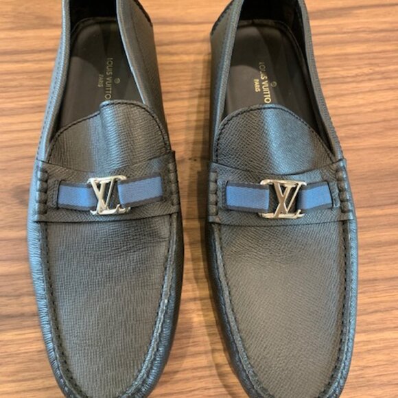 Louis Vuitton Men's Hockenheim Black Leather Loafers - Picture 2 of 9